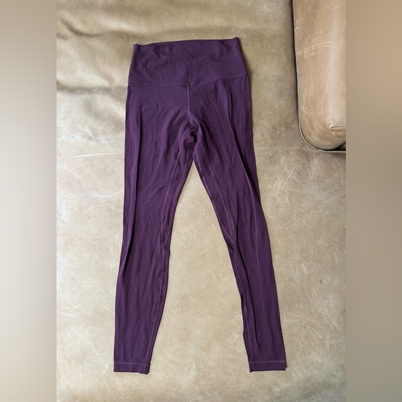 lululemon athletica Pants - Lululemon Align Leggings Full Length Maroon Womens Size 6